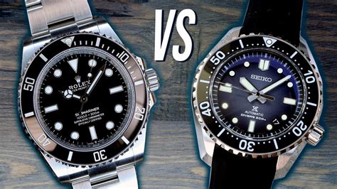 rolex submariner vs seiko